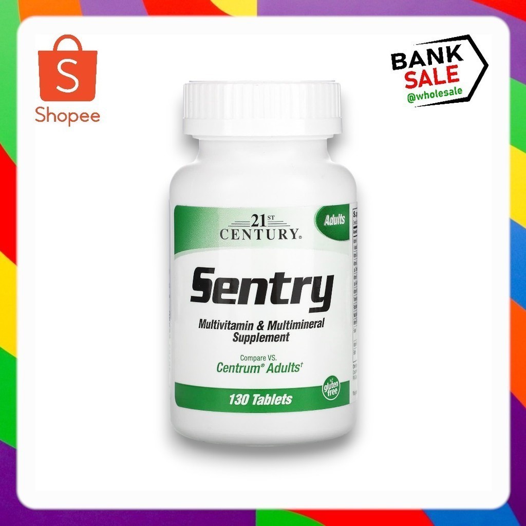 21st Century, Sentry, Adults Multivitamin & Multimineral Supplement, 130 Tablets