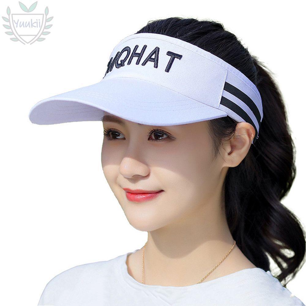 YUUKII Sports Visor Tennis Golf Running Breathable Casual Summer Baseball Cap