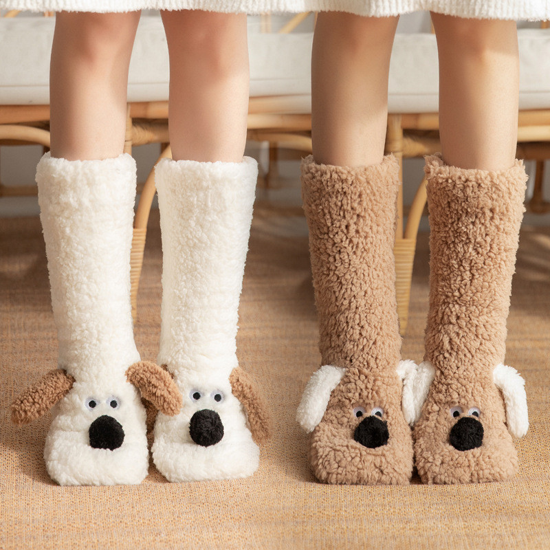 Room Socks Adult Sleeping Socks Winter Snow Socks Home Maternity Socks Leg Warmer Carpet Socks Slipp