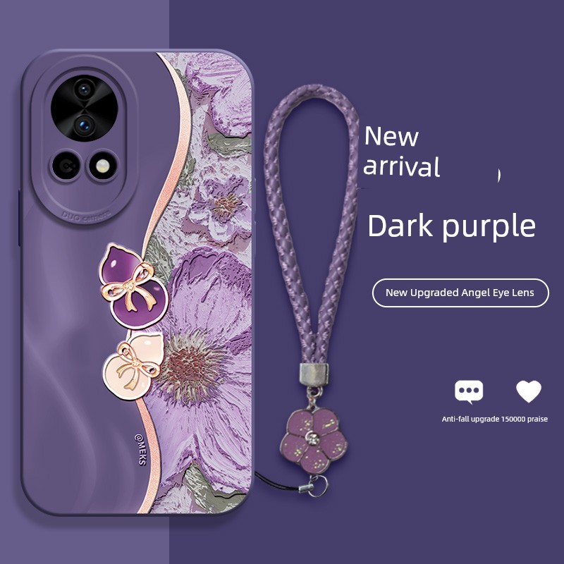 เคสโทรศัพท์ iphone 15 plus ผ่อน 0% รอกสองสีเคสโทรศัพท์มือถือสำหรับ Huawei nova13 nova13pro ใหม่ nova