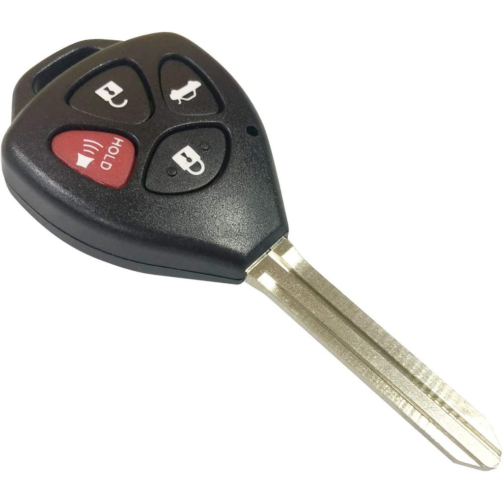 กุญแจรถ Fob สําหรับ 2008-2010 Toyota Corolla 2008-2013 Avalon Keyless Remote พร้อม 4D67 CHIP FCCID: 