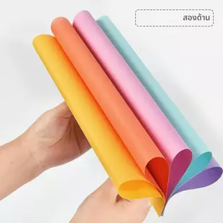 กระดาษสีสด ชุดกระดาษสี A4 100 แผ่น 20 สีที่แตกต่างกันสําหรับโครงการศิลปะหัตถกรรม DIY และการพิมพ์ โปสเตอร์อ่อน