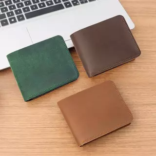 Collin Kacey FS1~3 New Collection 2026 กระเป๋าสตางค์หนังแท้ สไตล์วินเทจ แถมฟรีกล่อง Genuine leather short wallet