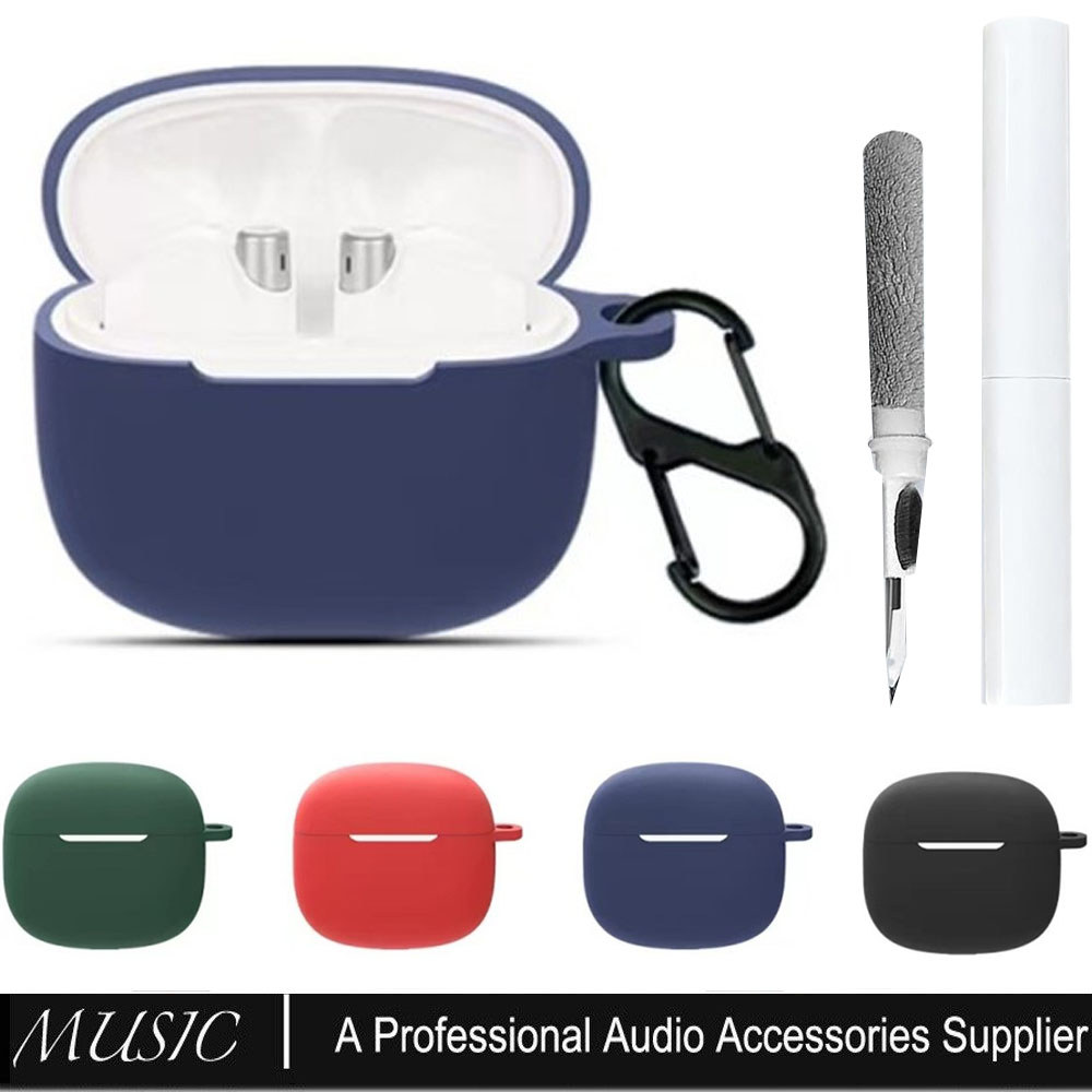 เคสสําหรับ EDIFIER X1 Lite / EDIFIER Air X Earbuds Case, เคสซิลิโคนป้องกัน + ชุดทําความสะอาด