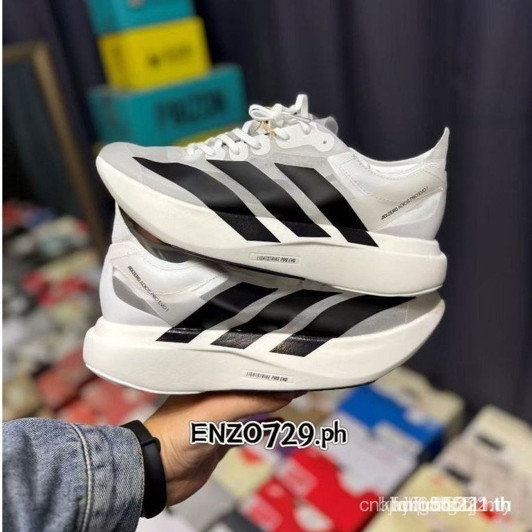 รองเท้าวิ่งน้ําหนักเบา Adizero Adizero Adios Pro EVO เหมาะสําหรับการแข่งขันมาราธอนทั้งชายและหญิงสามา