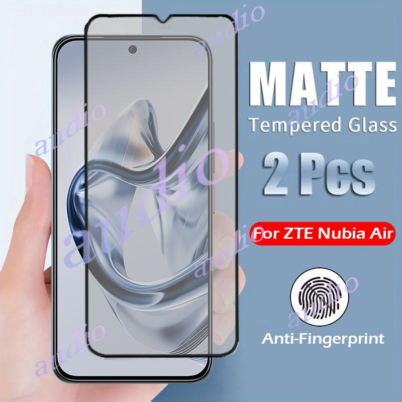 Nubia Air 5G คลุมทั้งหมดMatteกระจกนิรภัยสําหรับ ZTE Nubia Air NubiaAir 5G 2025 Anti-Fingerprint Matte Screen Protectorฟิล์มสําหรับ ZTE nubia Air 5G โทรศัพท์ด้านหน้าฟิล์ม
