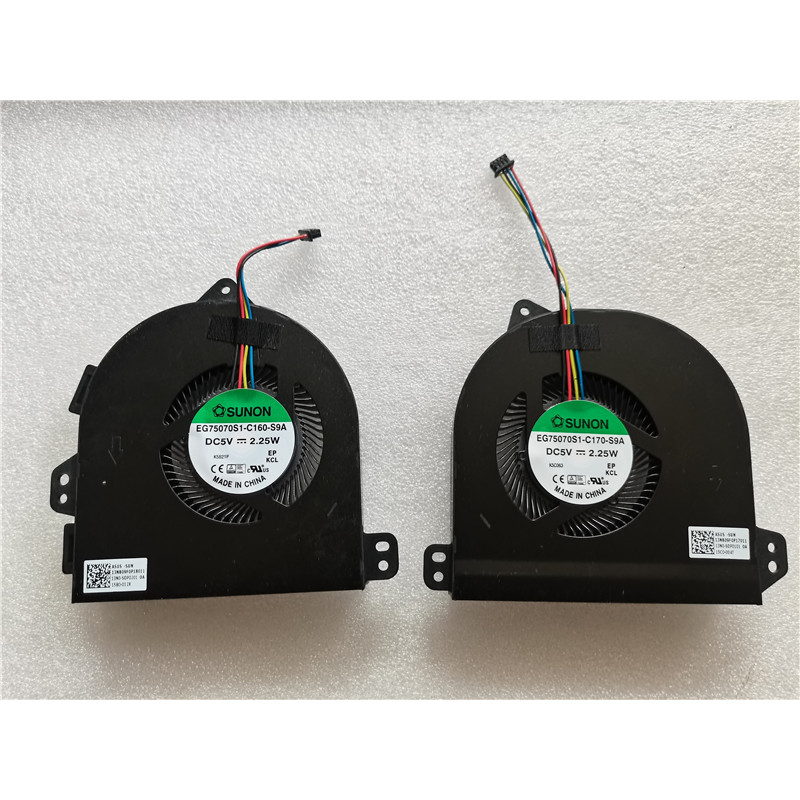 พัดลมระบายความร้อน CPU GPU ใหม่สําหรับ ASUS G701 GX700 พัดลม GX700VO GX700V g701vi DC5V EG75070S1-C1