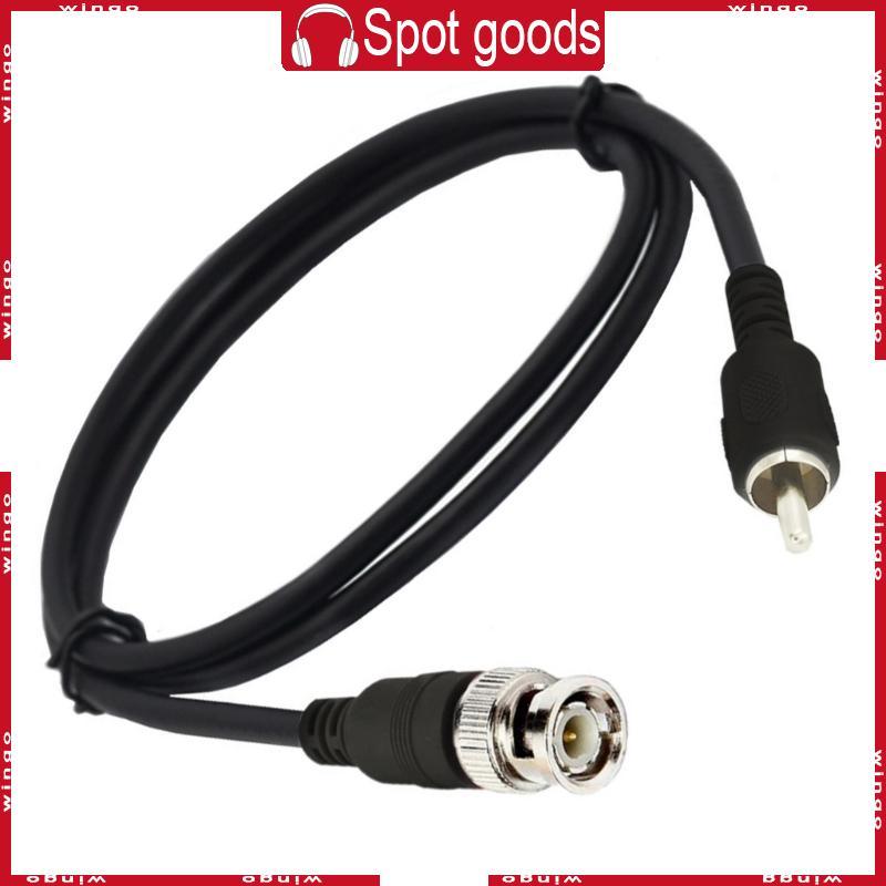 WIN AntiTangle BNC ถึง Rcas Q9 Video Link สาย 1 5 เมตรสายวิดีโอ Optimized สําหรับภาพเสถียรสัญญาณการส