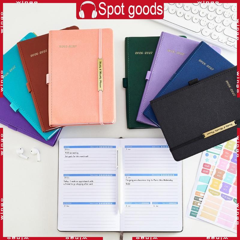 WIN 2026-2027 Schedule Notebook รายเดือน Planner Daily Planner School Office Supplie