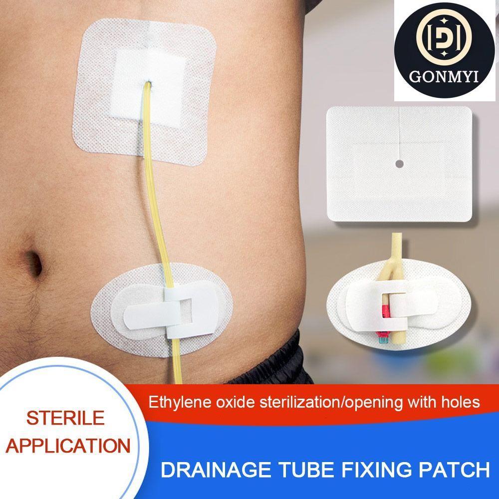 GONMYI 10 ชิ้น Feeding Tube Pad, Gtube อุปกรณ์ Peritoneal ฟอกไต Chest Catheter Cover, ทนทานอุปกรณ์ไต