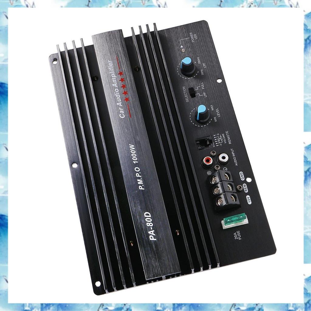 [ ] 12V 1000W เครื่องเสียงรถยนต์เครื่องขยายเสียงกําลังสูง Amp Board ซับวูฟเฟอร์ทรงพลัง Amp PA-80D