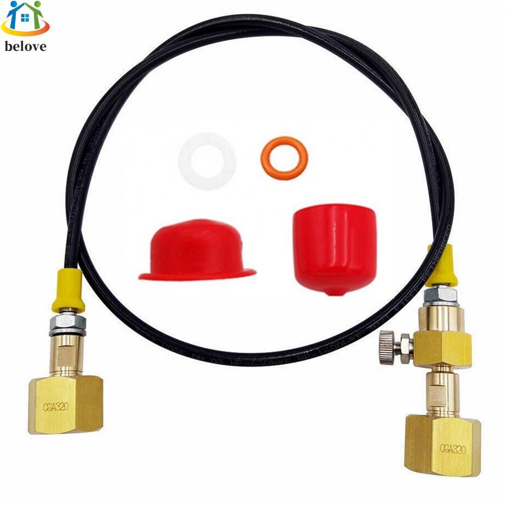 ขั้วต่อถัง CGA320 ถึง CGA320 ทนต่อการกัดกร่อนสําหรับเครื่องโซดา SodaStream