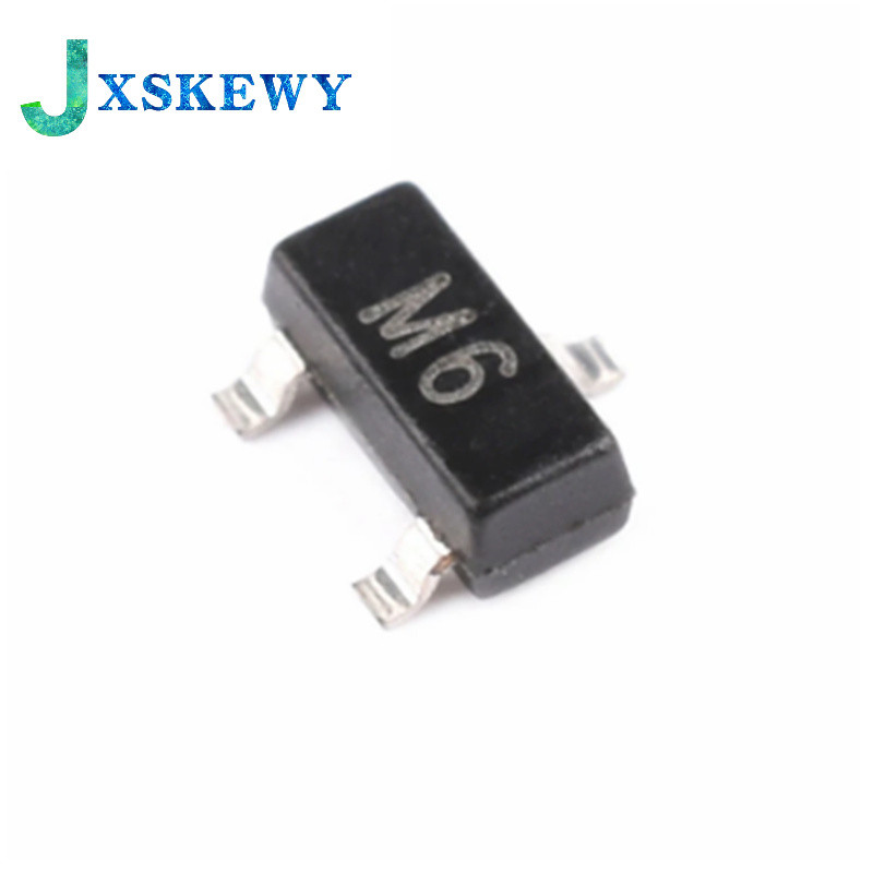 50PCS SMD triode S9015 M6 45V0.1 A/PNP SOT23 ทรานซิสเตอร์ SMD