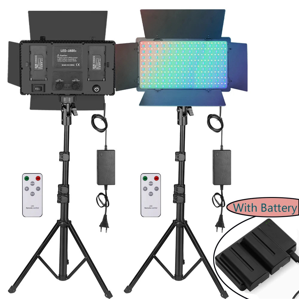 U800 RGB Photo Light Led Photo Studio Light กล้องโทรศัพท์วิดีโอ Recroding RGB แผงโคมไฟ Led Vdieo สํา