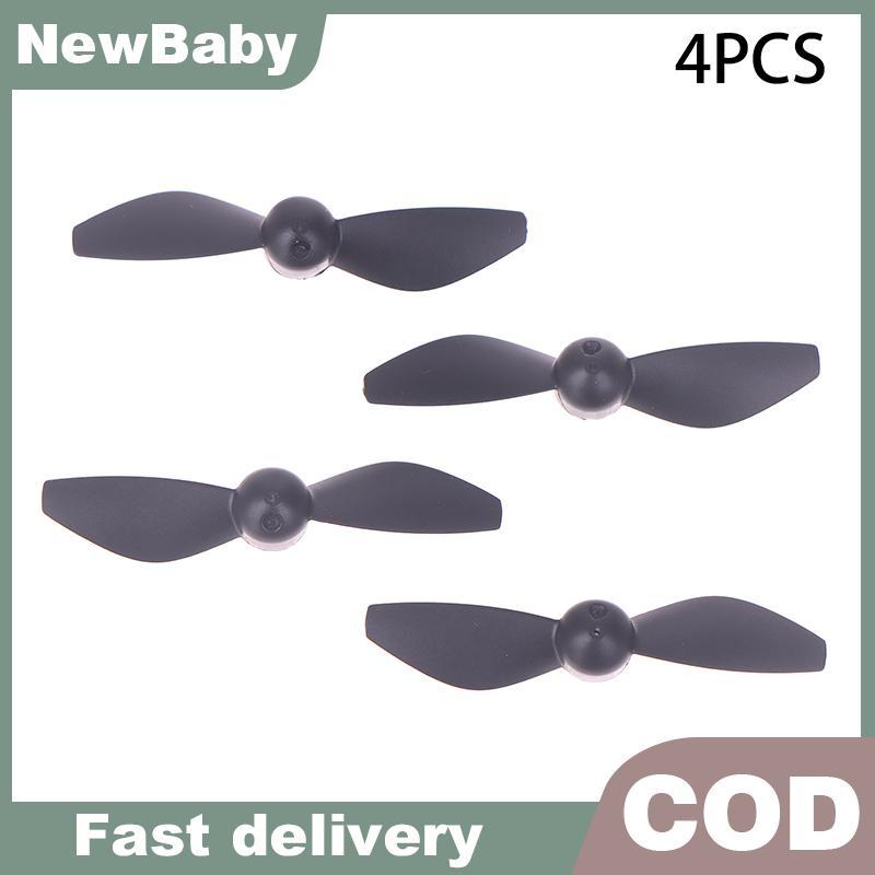 NEWBABY 4PCS เครื่องบินอะไหล่ใบพัด de V66 I1 Pro CZ06 Mini GT3 RC อะไหล่ใบพัด de TH
