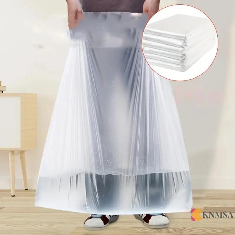 KNMSA] 10pcs Extra-thick Extra Large Transparent Storage Bag Waterproof Dust Film Bags Cardboard Box Inner Bag Organizer ศนนเดิม