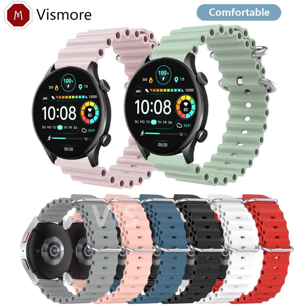 Ocean Breathable สายคล้องคอสําหรับ Haylou LS02 LS05 LS04 พลังงานแสงอาทิตย์ Watch2 pro plus LS16/lite