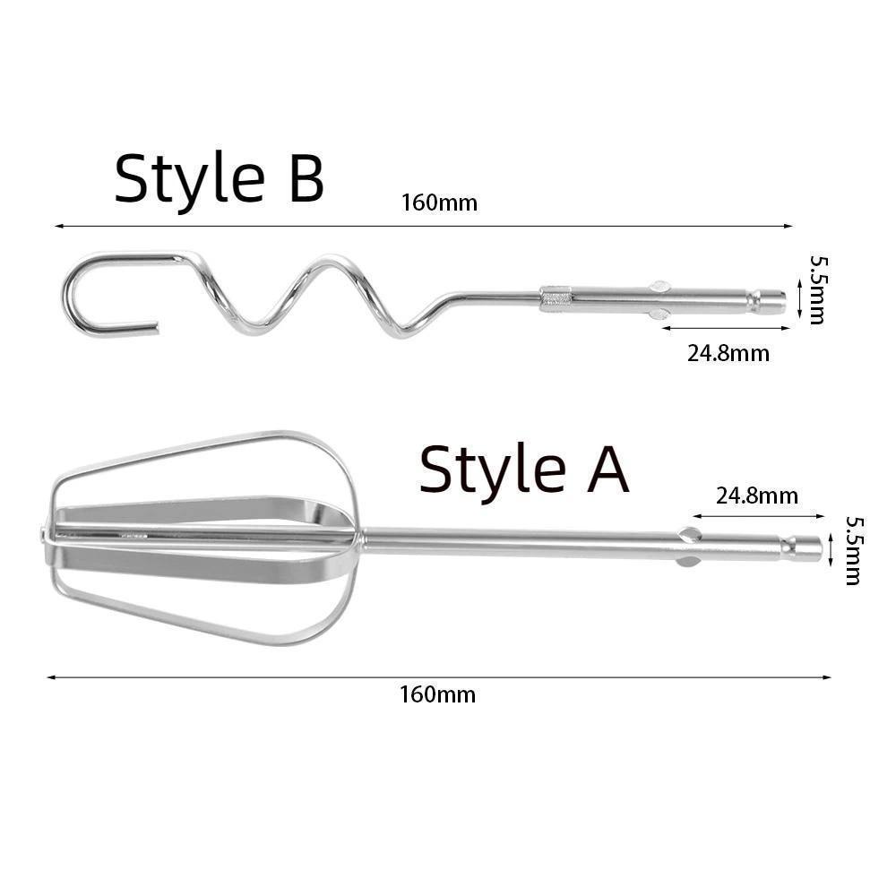 URBANCHIC เครื่องตีไข่ไฟฟ้าตะขอกวน,สแตนเลสกันสนิมมือถือไข่ปัดผสม,ประหยัดเงินทนทานเครื่องผสมไฟฟ้าอะไหล่ทดแทนแป้ง - รูปที่ 2