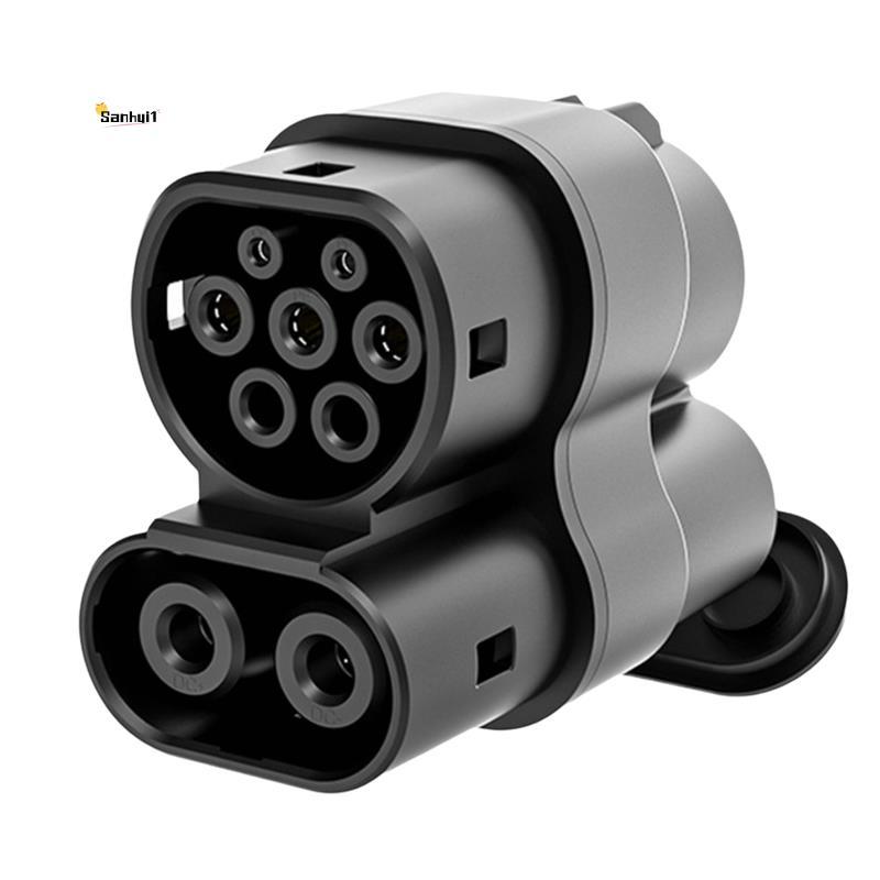 CCS1 ถึง CCS2 EV อะแดปเตอร์ชาร์จ AC+ DC 250A อะแดปเตอร์ชาร์จเร็วเชื่อมต่อ Adaptor EV Charger