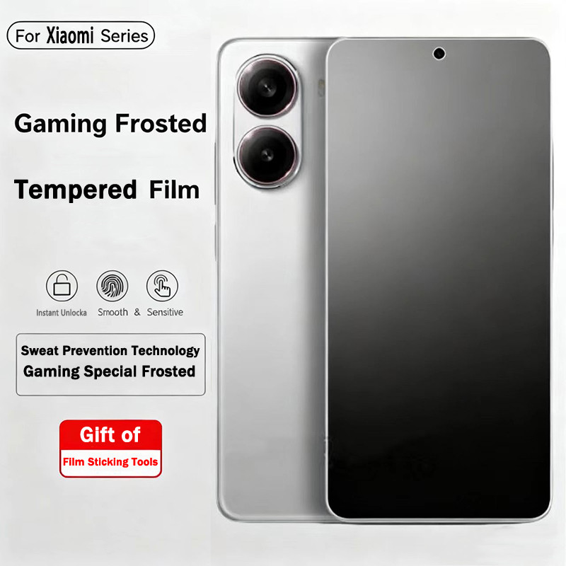 ฟิล์มกระจกเต็มจอแบบด้านรุ่น Xiaomi POCO X7 X6 Neo X5 X4 X3 NFC M7 M6 Plus M5 M5s M4 M3 F7 Ultra F6 F