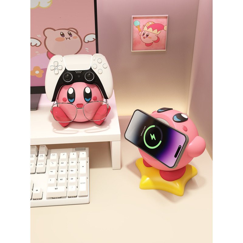 ที่วางเกมสวิตช์แบบนวัตกรรม สำหรับการชาร์จไร้สายบนมือถือ ของตกแต่งสำหรับห้องเกม Star Fox ที่วางคอนโทร