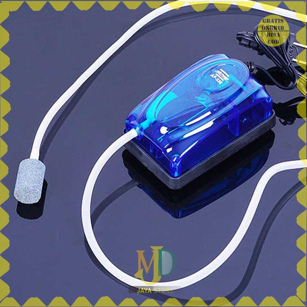 TEQIANG Aquarium ปั๊มออกซิเจน Aerator ปั๊มออกซิเจน 60L ถังปลา 3.5W - AQ-708A -MJD-