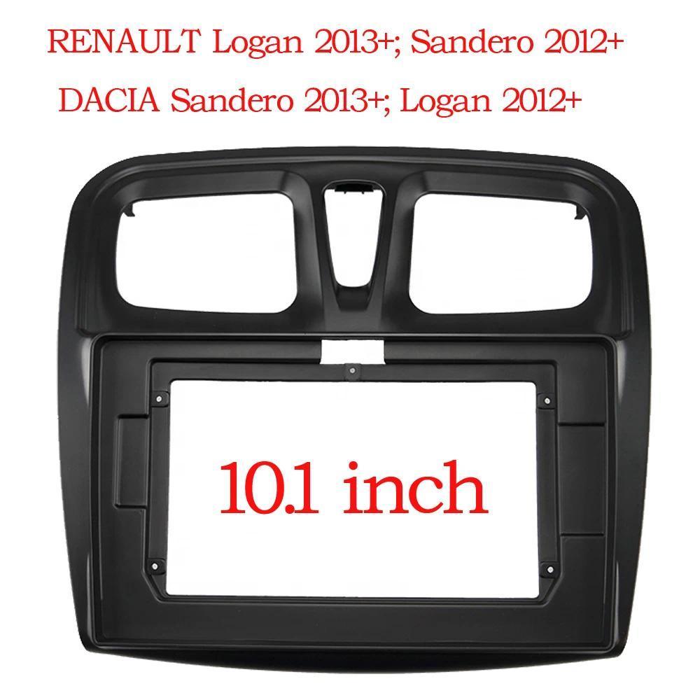 HACHEN 2 Din 10.1 นิ้ววิทยุติดรถยนต์สําหรับ RENAULT Sandero สัญลักษณ์ Logan 2014 + Dashboard กรอบติด