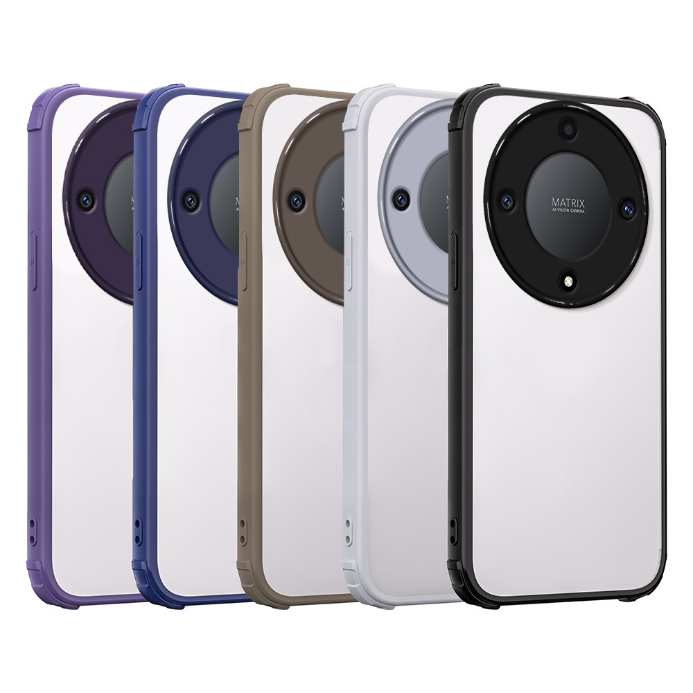 เคส Honor X9A 5G ปลอกสี่มุมป้องกันการล่มสลายฝาครอบโปร่งใสสําหรับ Honor X9A 5G เคสโทรศัพท์