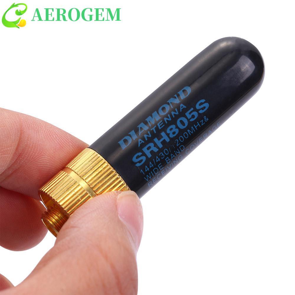 AEROGEM เสาอากาศขายร้อน BF-888S วิทยุ TG-UV2 SMA-F แบบพกพา Talkie Walkie Dual Band