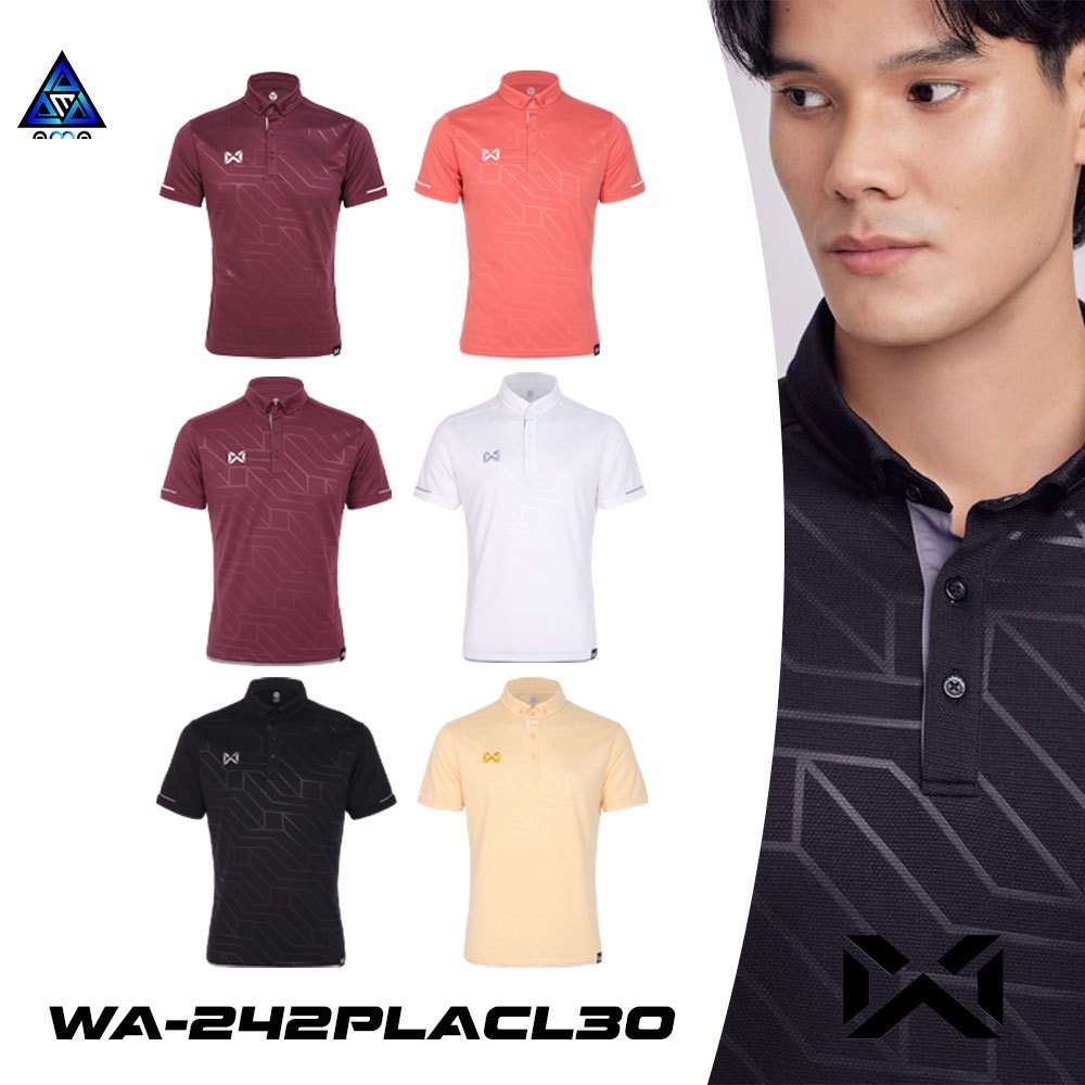 เสื้อยืดและเสื้อโปโล WARRIX Vividus รหัส WA-242PLACL30 สำหรับทั้งผู้ชายและผู้หญิง