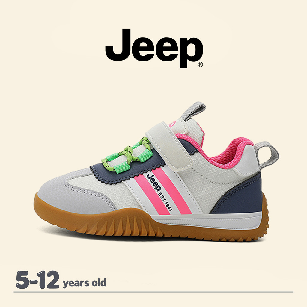 JEEP รองเท้าเด็กสำหรับทั้งชายและหญิง แบบส้นนุ่ม มีการป้องกันการกระแทกและการลื่นไถล ราคา ถูกที่สุด ดีลบีเคเค แกลเลอรีภาพที่ 3