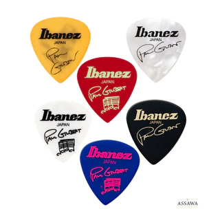 (ขายแยกชิ้น) ปิ๊กกีต้าร์ Ibanez 1000PG Paul Gilbert Signature Model ปิ๊ก ขนาด 1.0 mm Assawamusic