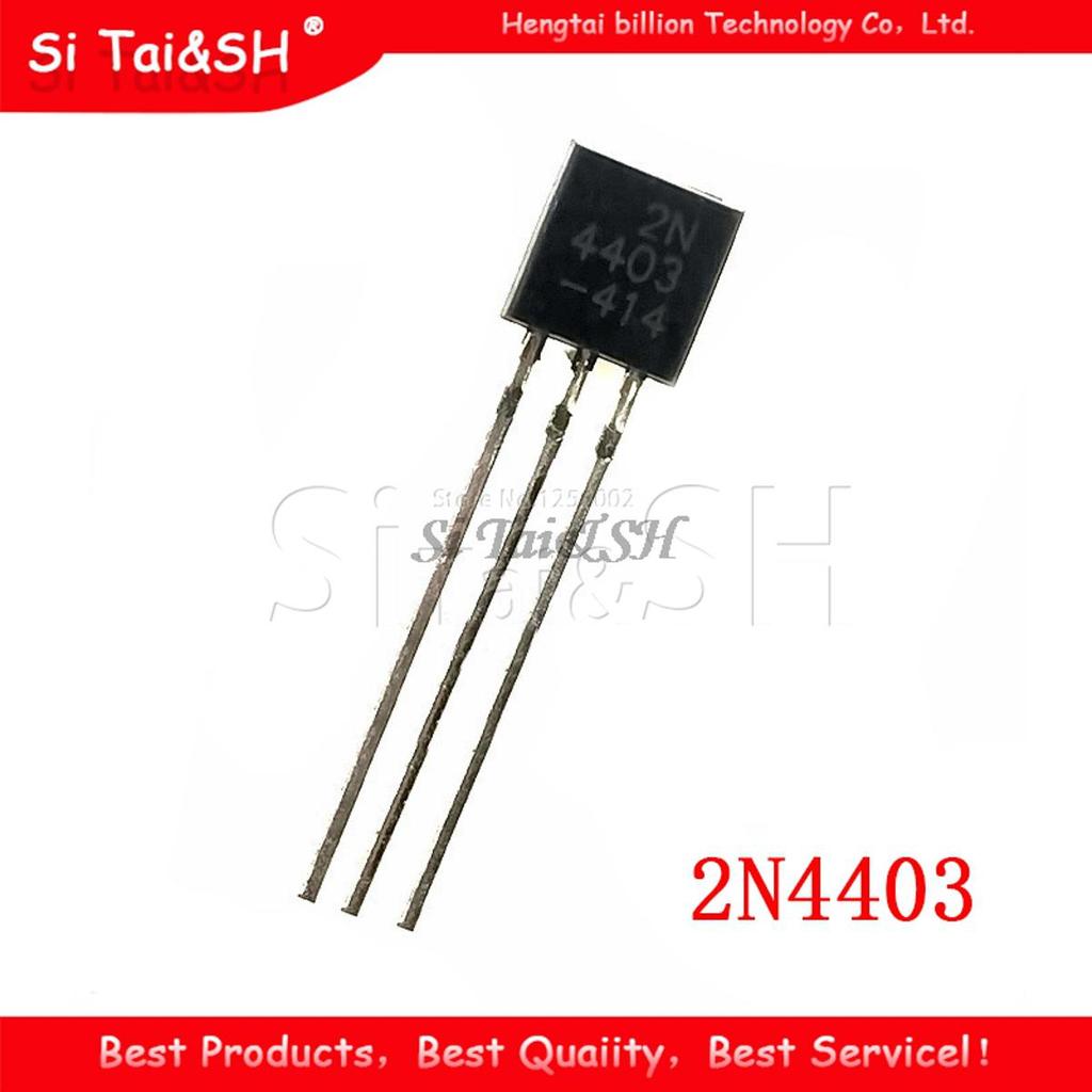 100 ชิ้น 2N4403 TO-92 4403 TO92 ทรานซิสเตอร์ไตรโอดใหม่