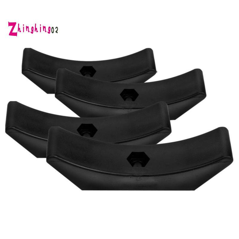 Cushioned ผู้ถือลดเสียงรบกวน 4 ชิ้น Dumbbell Rack Hollow Dumbbell Stand Home Gym Fitness Storage