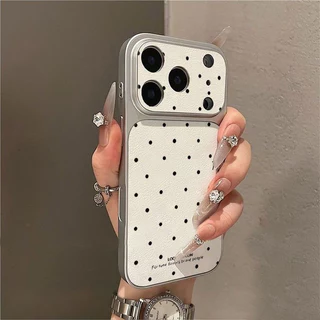 เคสไอโฟน17 11 13จุดสีดำ เปลี่ยนหน้าปก เคสสไตล์ใหม่ เข้ากันได้กับIPhone 17 14 11 13 16 12 15 Pro Max AIR 14 16 15 Plus