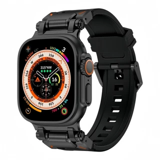 สาย Apple Watch Series 1-12 SE Ultra 2 ซิลิโคน ใส่สบาย ใช้ได้ทุกรุ่น for iwatch 44mm 45mm 46mm 49mm
