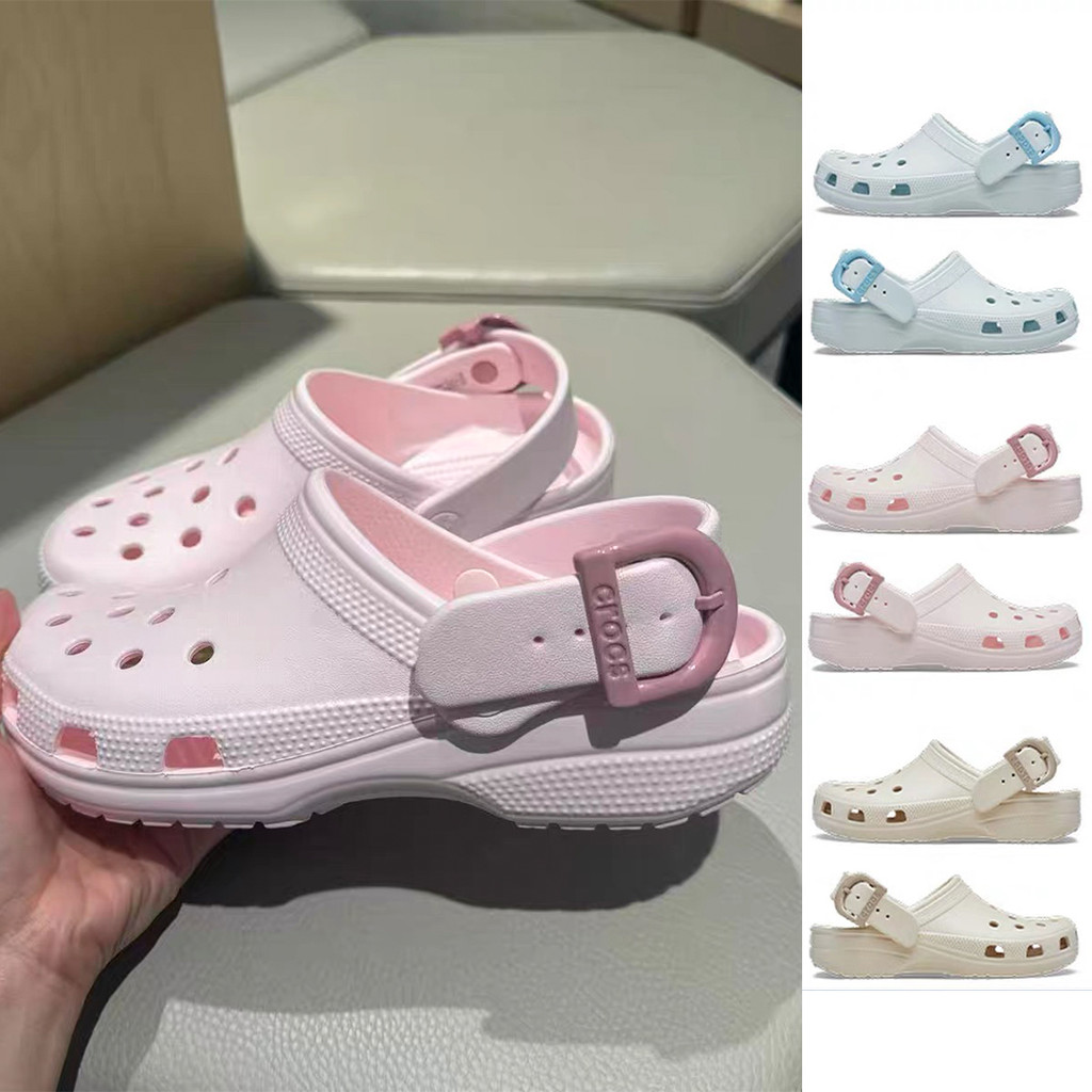 Wakai รองเท้าแตะกันน้ําสําหรับบุรุษและสตรี Cr0s Baya band Clogs Clog Original สบาย