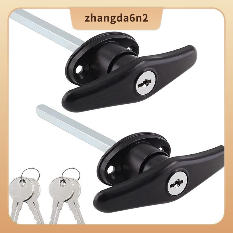 ในสต็อกล็อคหมวกรถบรรทุกและกุญแจ T-Handle Canopy เปลี่ยนล็อค T-Lock