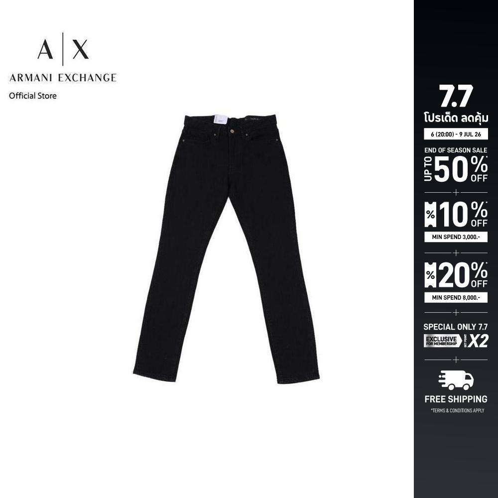 Armani Exchange กางเกงยีนส์ผู้ชาย รุ่น XM000070-AF19899-MC002 - สีดำ