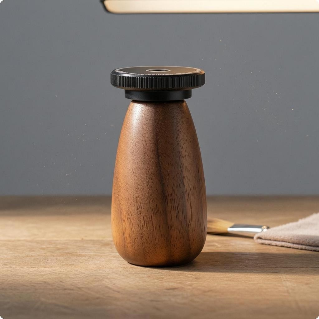 [arutoxalc] Model Painting Stand Wooden Handle Grip Painting Turntable Ms171 หมุน