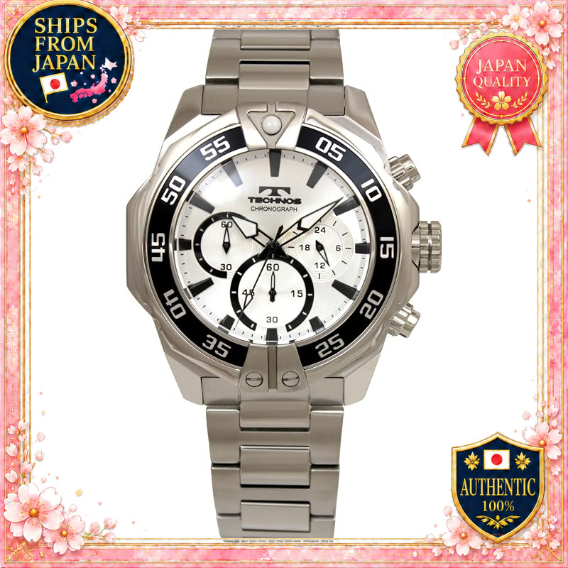 TECHNOS Chronograph Watch T6C40SS