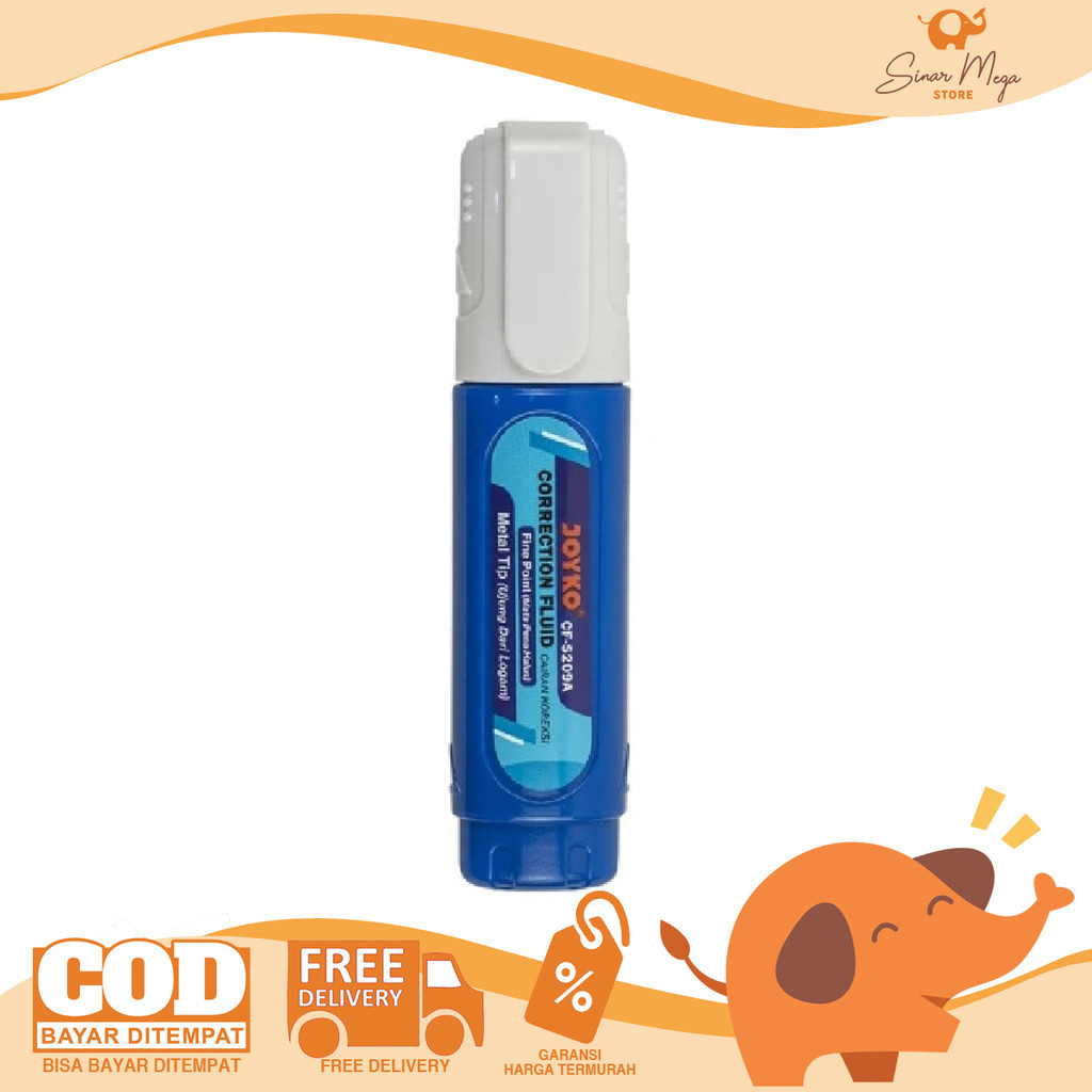 JOYKO Correction Fluid CF-S209A - Ex Liquid Type SOLD INDIVIDUALLY