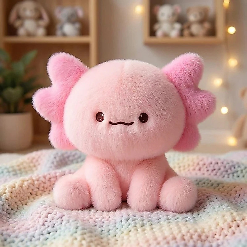 คุณภาพสูงน่ารัก 1PC ใหม่น่ารัก Axolotl Companion Kawaii เครื่องประดับ Super Soft Home Decor Salamand
