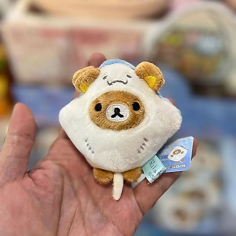 Rilakkuma แขวน Ocean Series Brother Bear Sister Brother Bear Octopus Bear ตุ๊กตาเครื่องประดับ 7.3