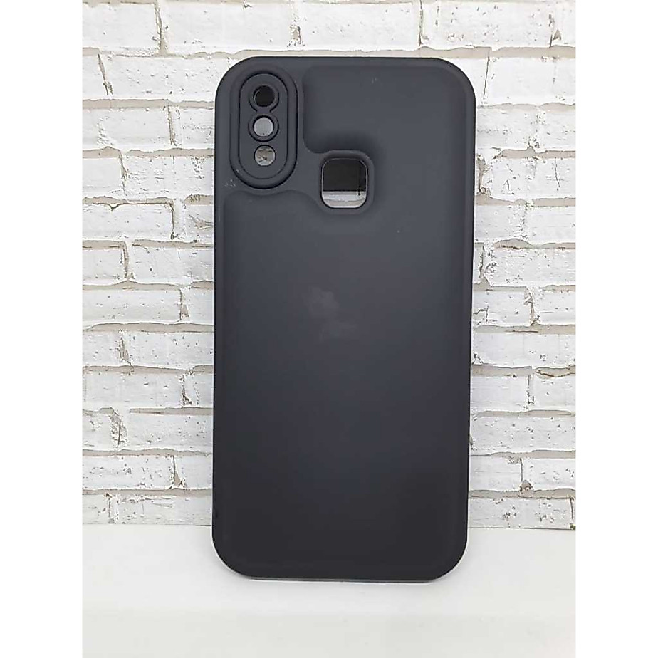 Vivo Y91 / Y93 / Y95 Black Macaron Airbag Case {NUSA}