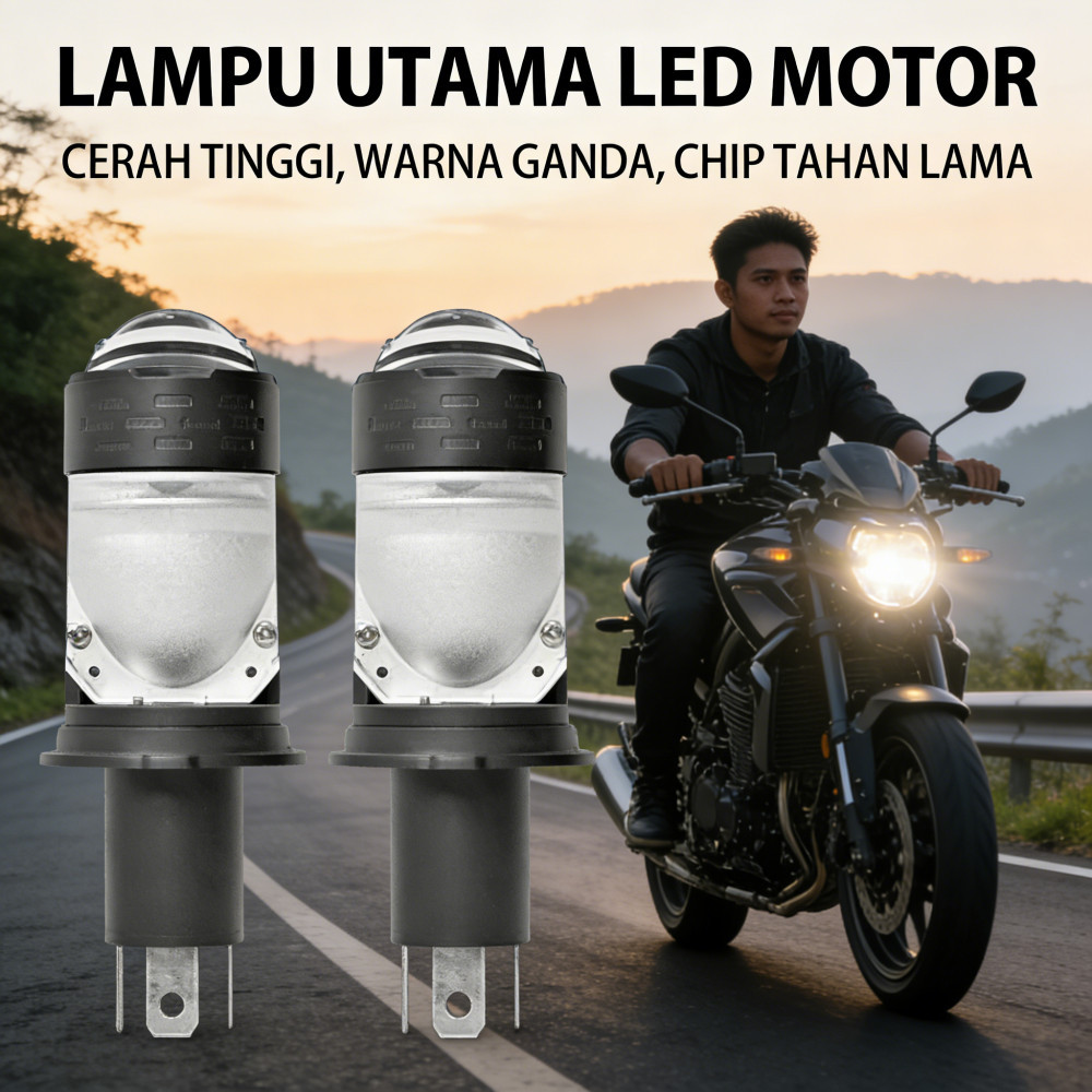 Mini Lens H4 Motorcycle Truck Led Mini Projector และเลนส์หลัก