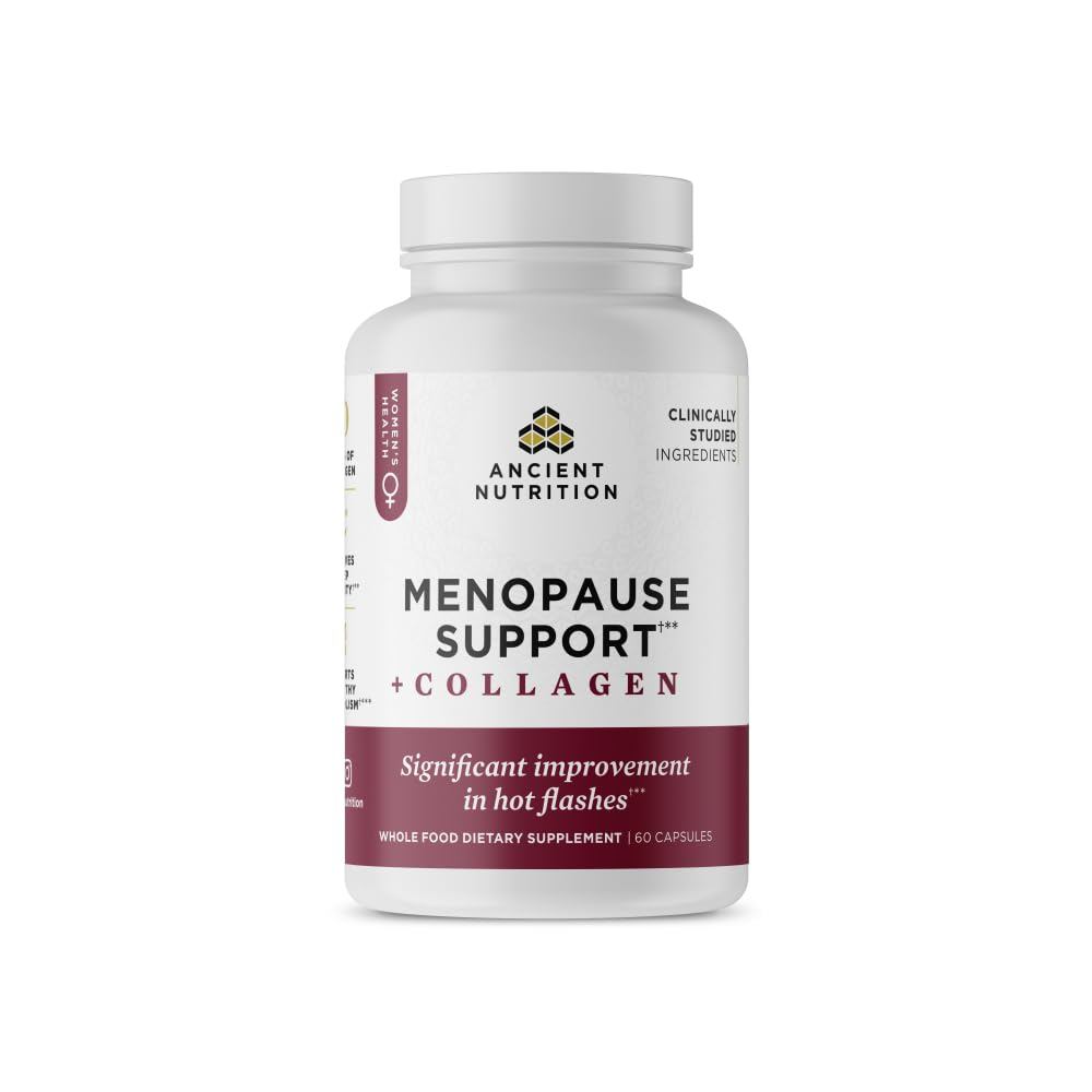 โภชนาการโบราณ Menopause Support + อาหารเสริมคอลลาเจน, เปปไทด์คอลลาเจนไฮโดรไลซ์, สุดยอดfood ที่มีความ