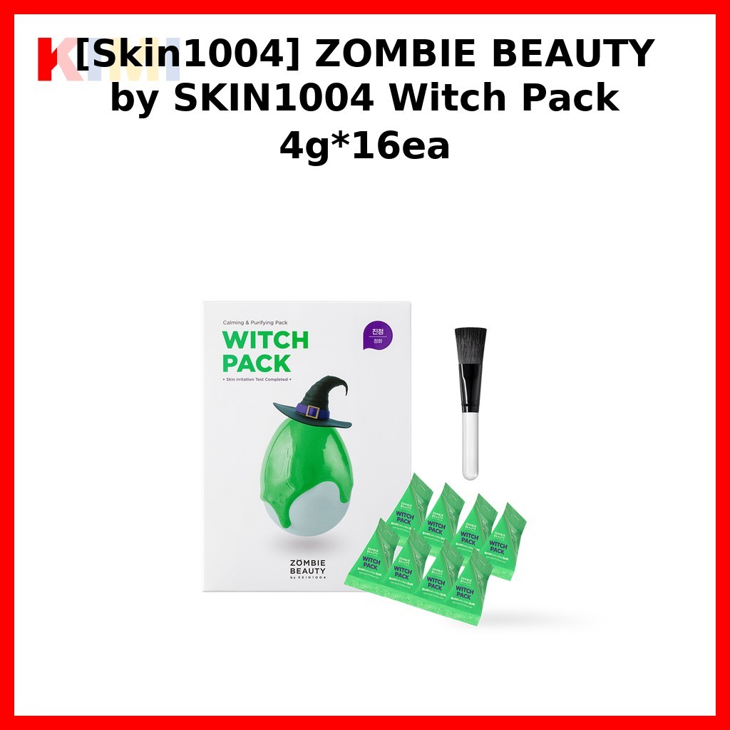 [Skin1004] ZOMBIE BEAUTY by SKIN1004 Witch Pack 4g*16ea / Korean Face Mask / Radiant Skin / ของแท้ 1