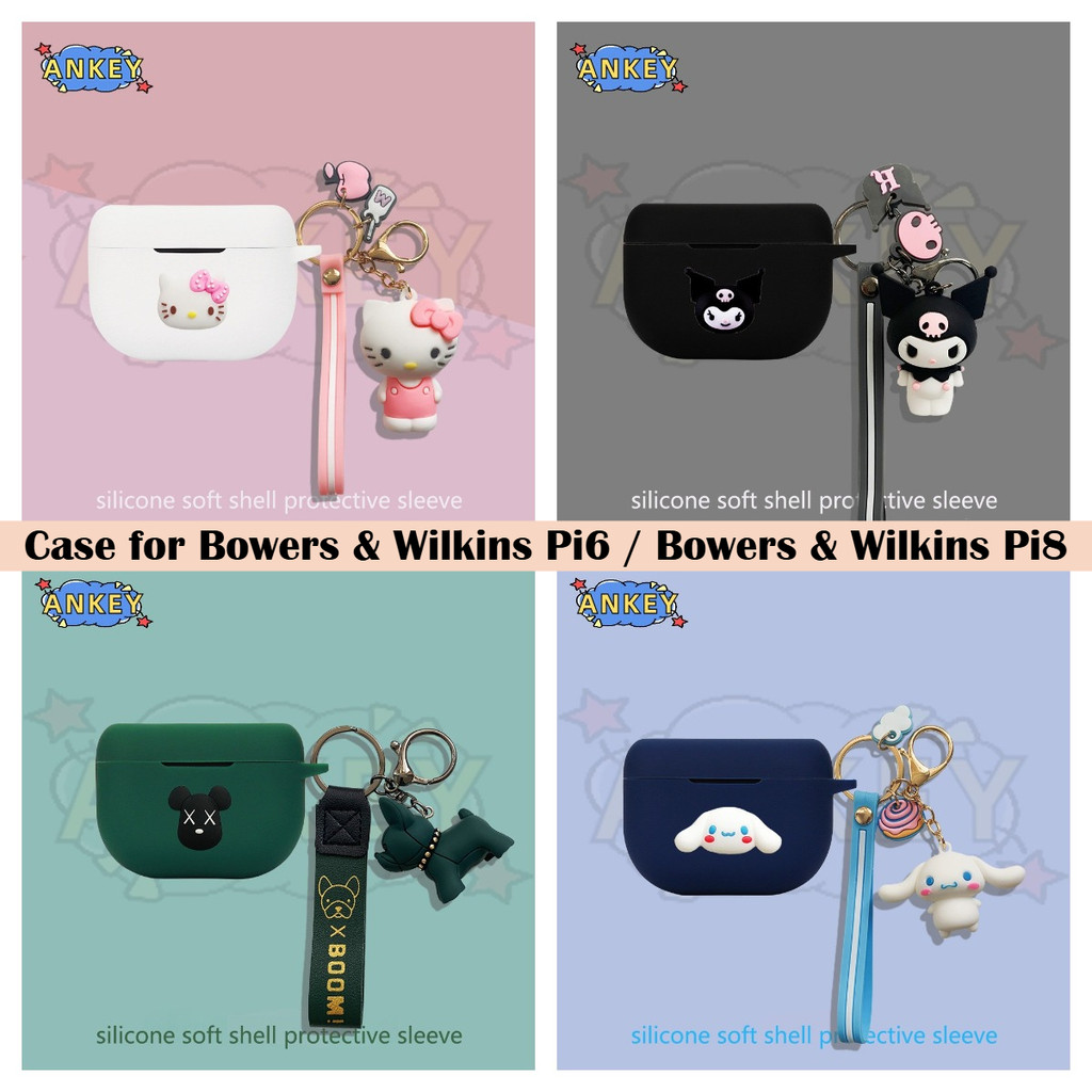 Compatible with Bowers & Wilkins Pi8 Bluetooth Earphone Case for Bowers & Wilkins Pi6 Cute Penguin K