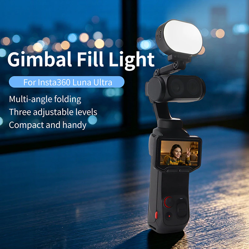 ใช้งานร่วมกับ Insta360 Luna Ultra เฉพาะเติมแสง, Luna Ultra Vlog ยิงอุปกรณ์เสริมแสงความงาม
